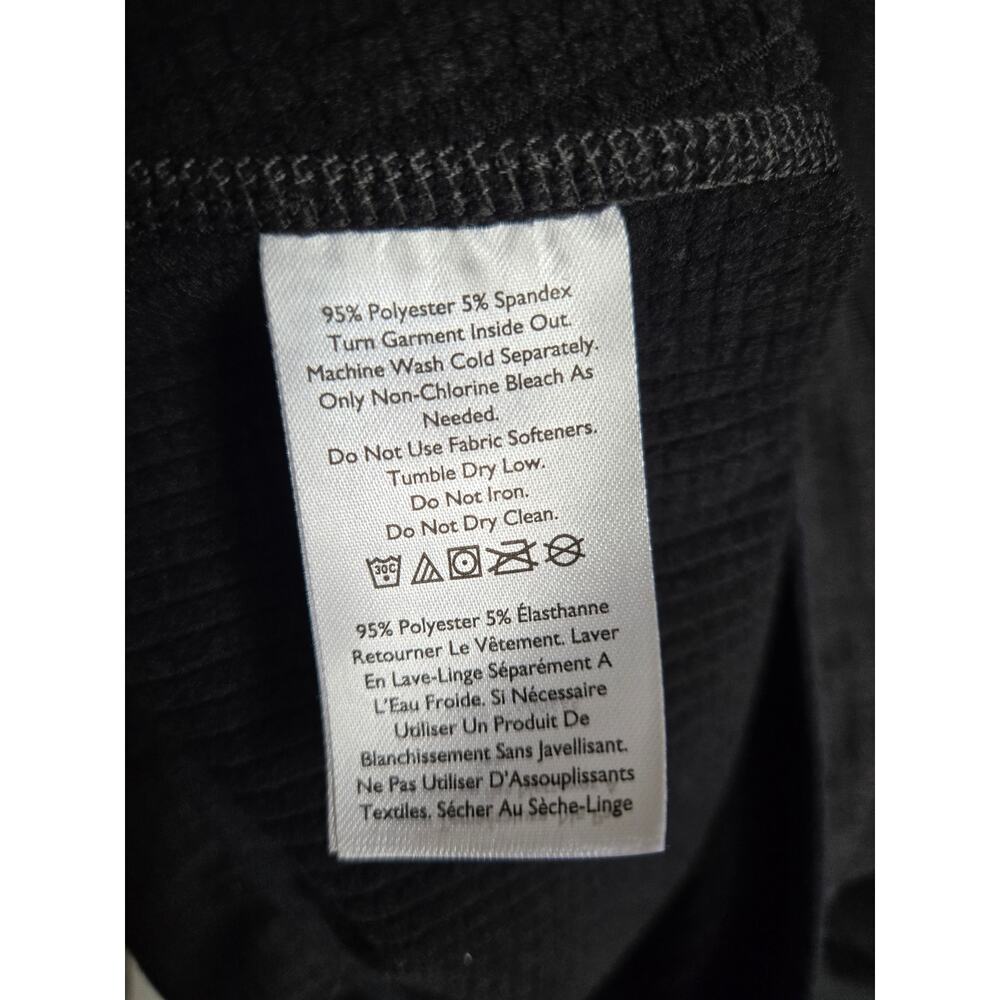 Eddie Bauer Men's Activator Grid Fleece 1/2-Zip Pullover XL Black - Picture 5 of 6